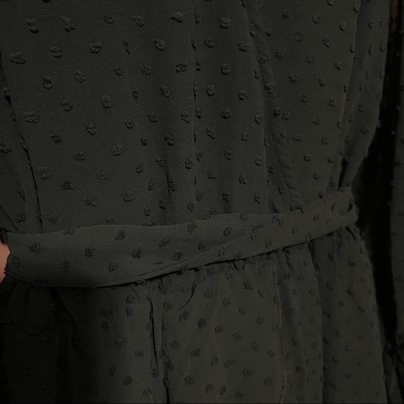 Green Dress with Belt - Picture 2 of 2